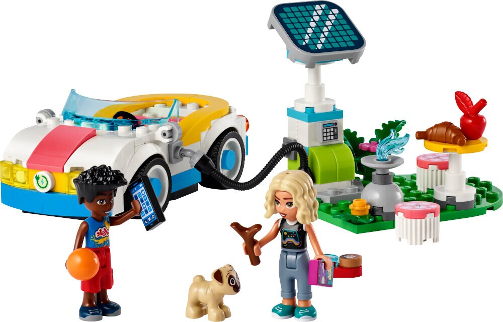 LEGO Friends - Elbil og ladestasjon 6+