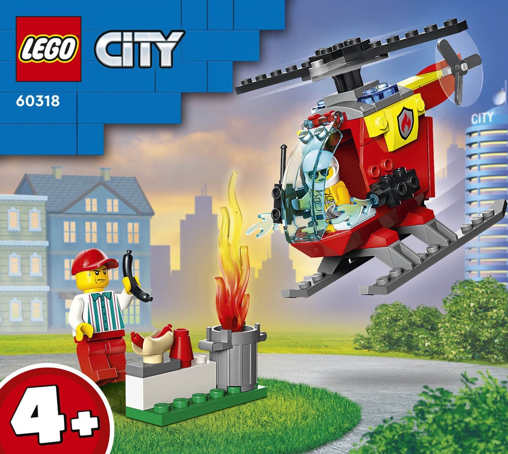 LEGO City, Brannhelikopter 4+
