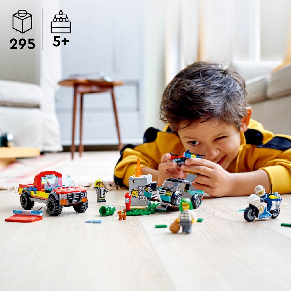 LEGO City, Politijakt- og brannslukkingssett 5+