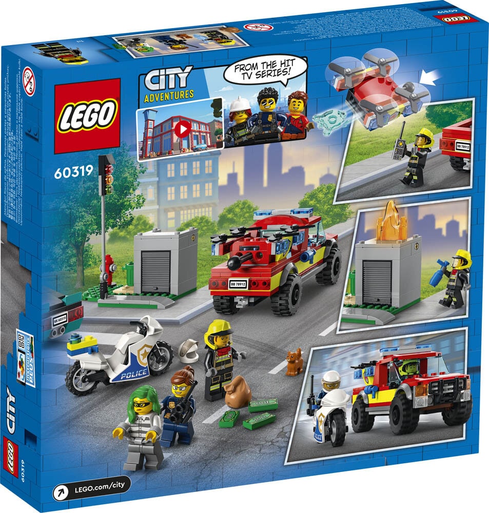 LEGO City, Politijakt- og brannslukkingssett 5+