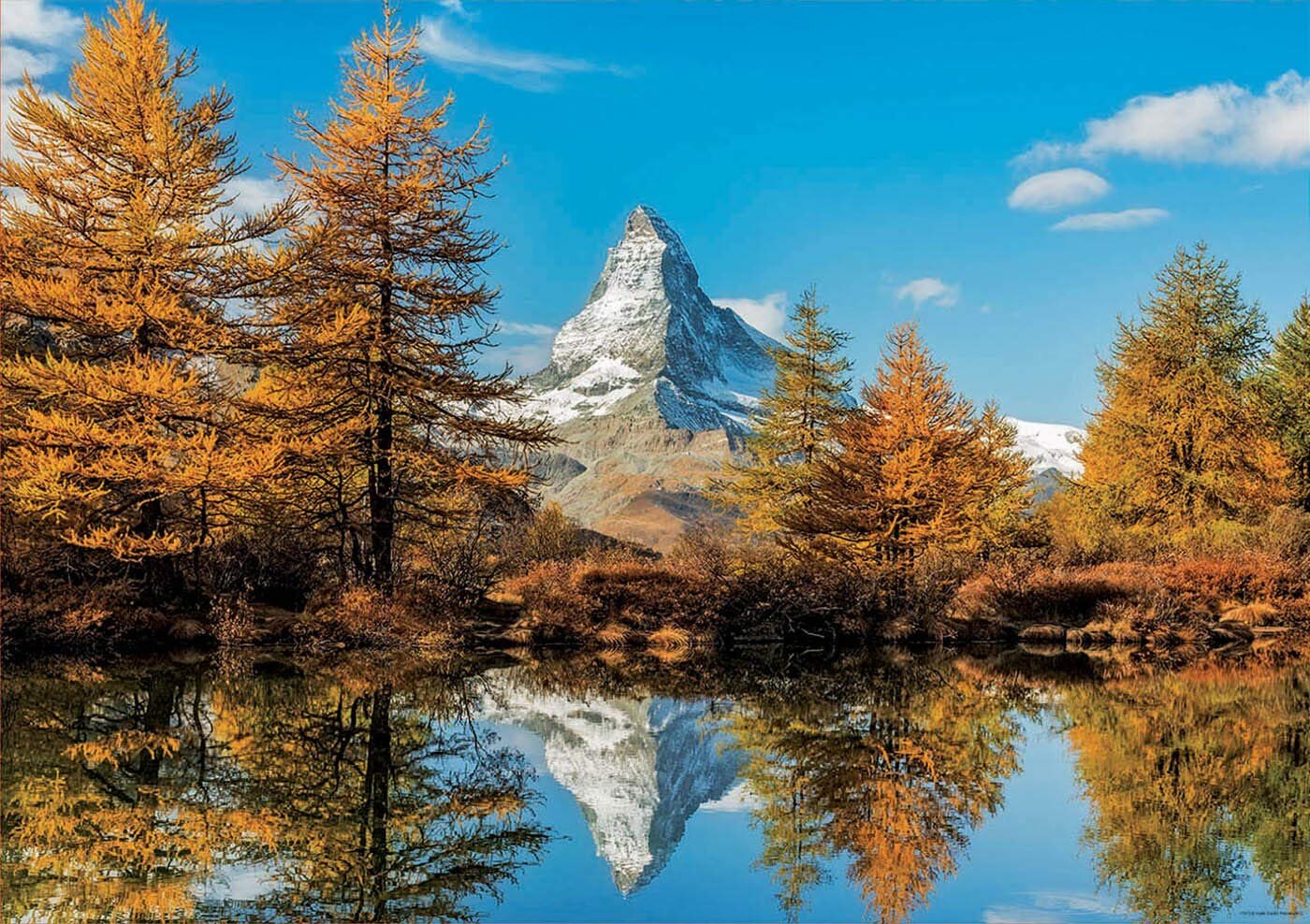 Educa Puslespill, Matterhorn Mountain in Autumn 1000 brikker