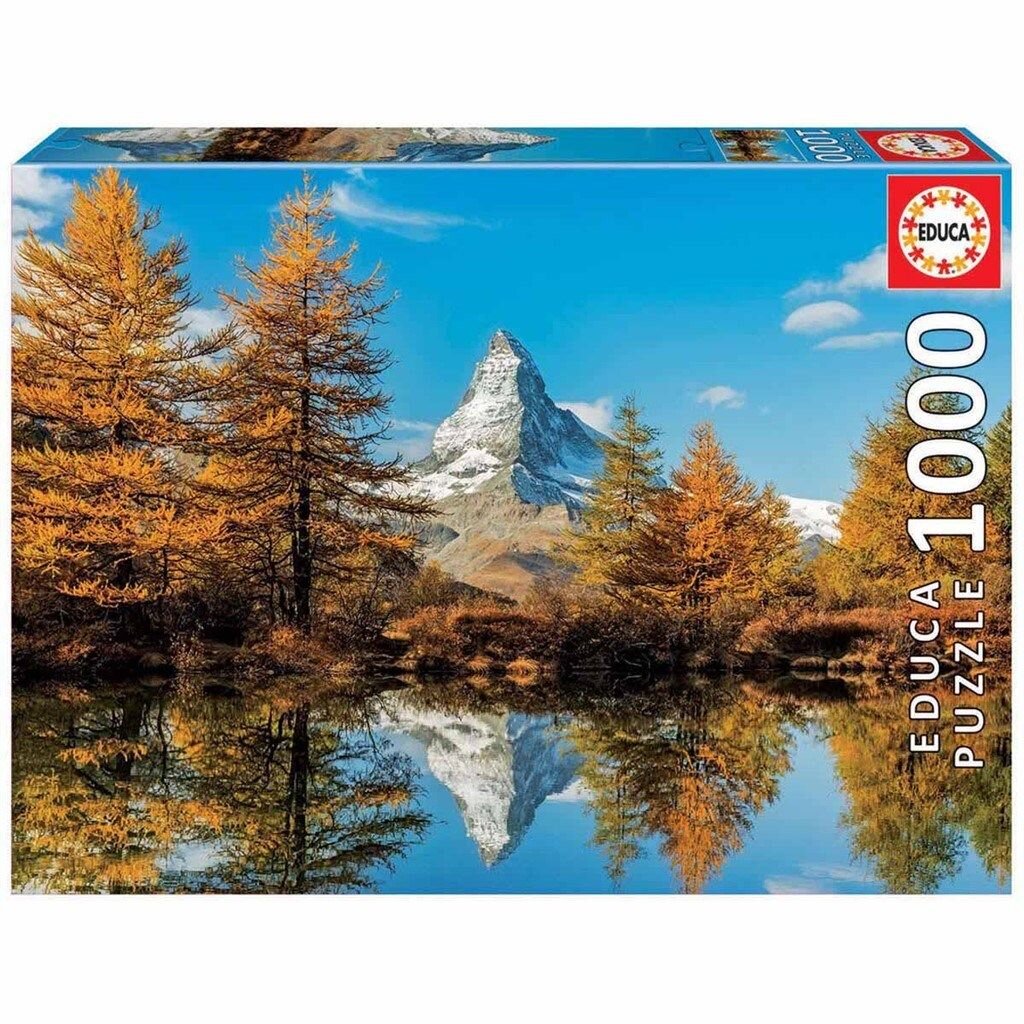 Educa Puslespill, Matterhorn Mountain in Autumn 1000 brikker