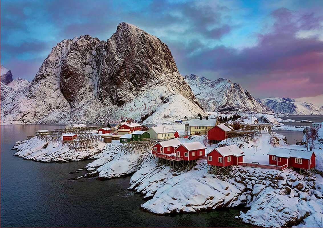 Educa Puslespill, Lofoten øy, Norge 1500 brikker