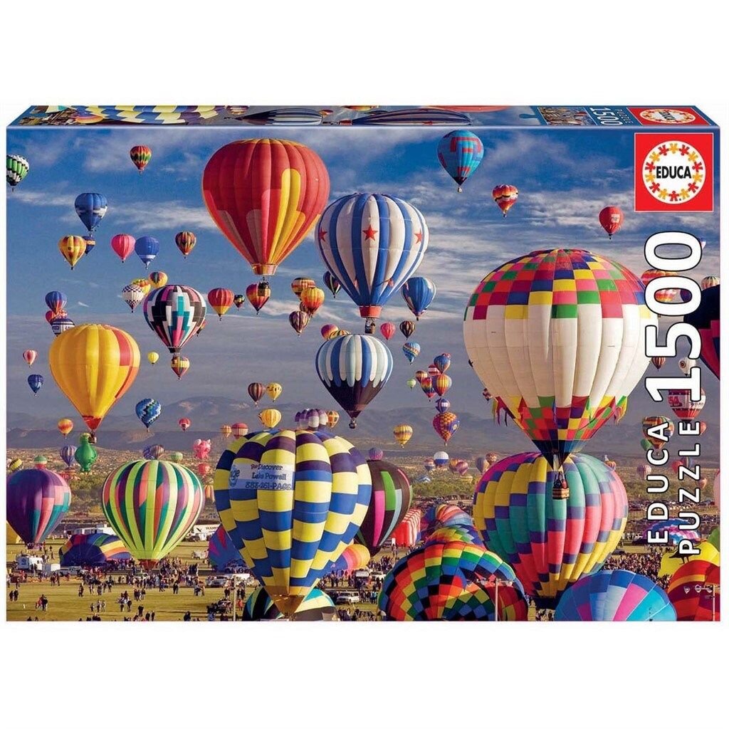 Educa Puslespill, Hot Air Balloons 1500 brikker