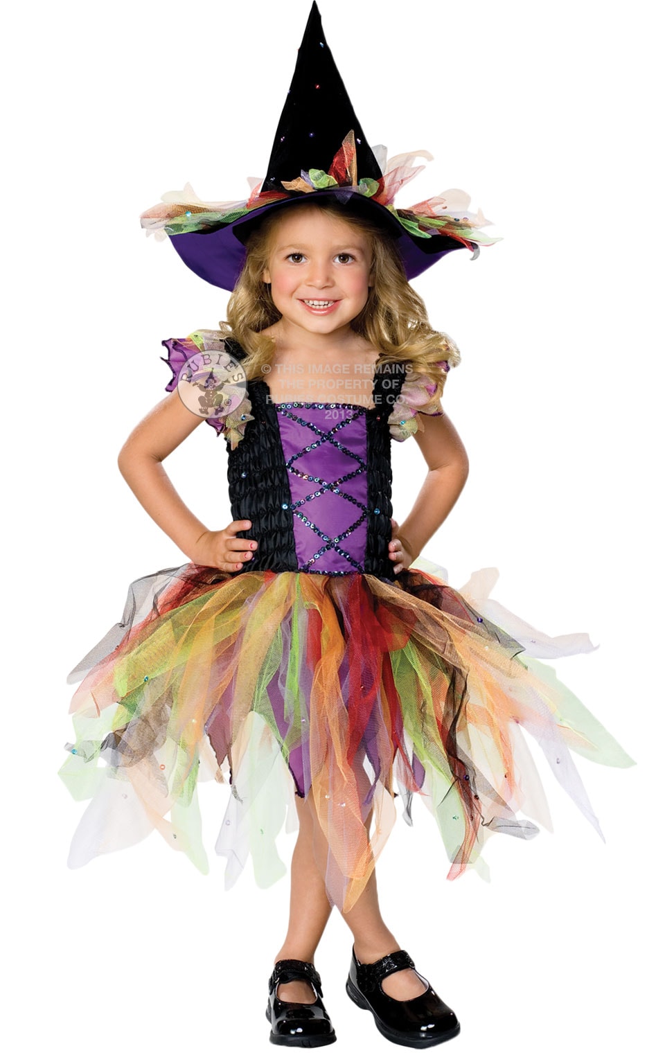 Glittrende Hekse Kostyme Barn 3-6 år