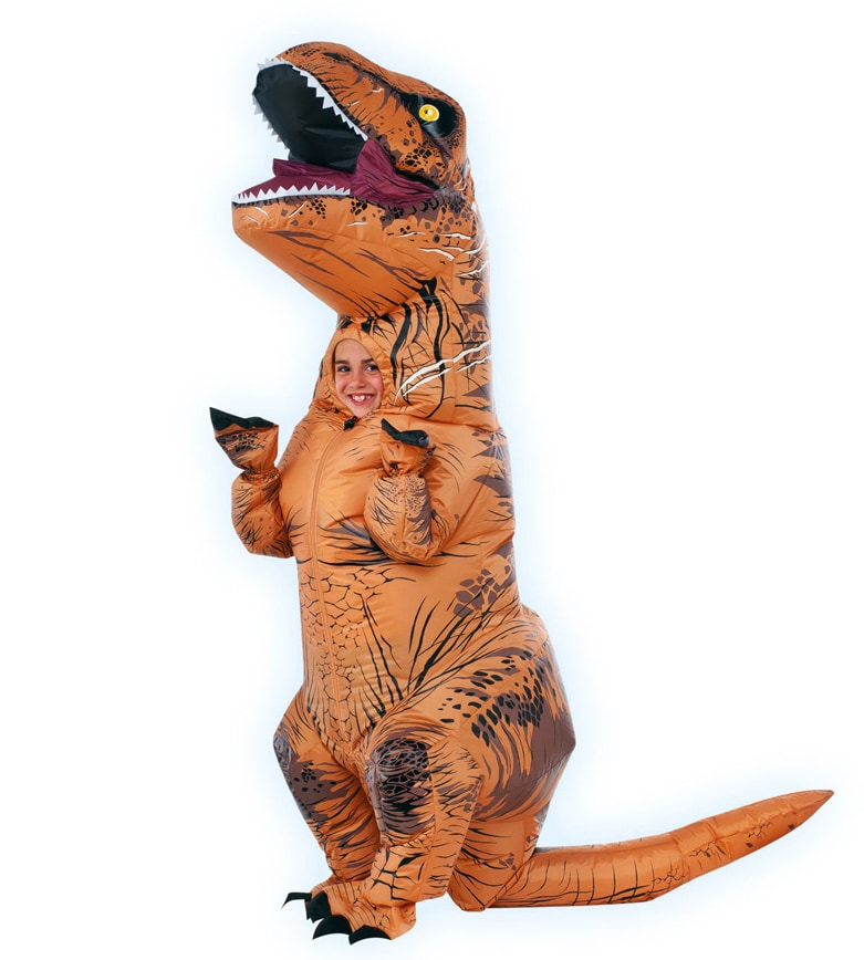 Jurassic World Oppblåsbar T-Rex Kostyme Barn 6-8 år