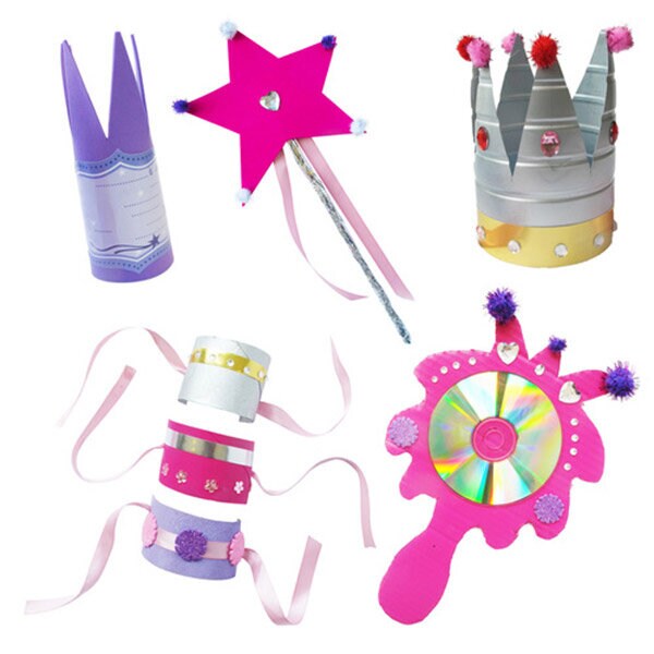 DIY Recycle'Me, Prinsesse partyboks 4 stk.