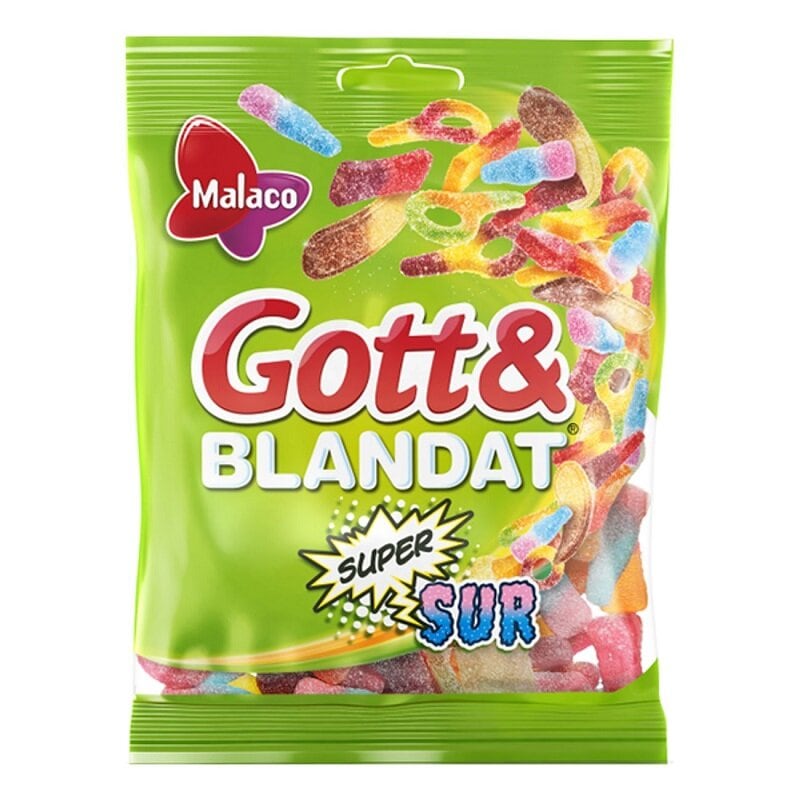 Gott & Blandat Supersurt 130 gram