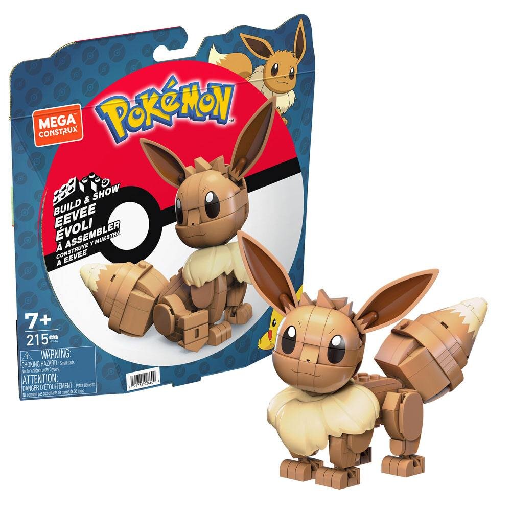 Pokemon - Mega Byggesett Eevee 13 cm