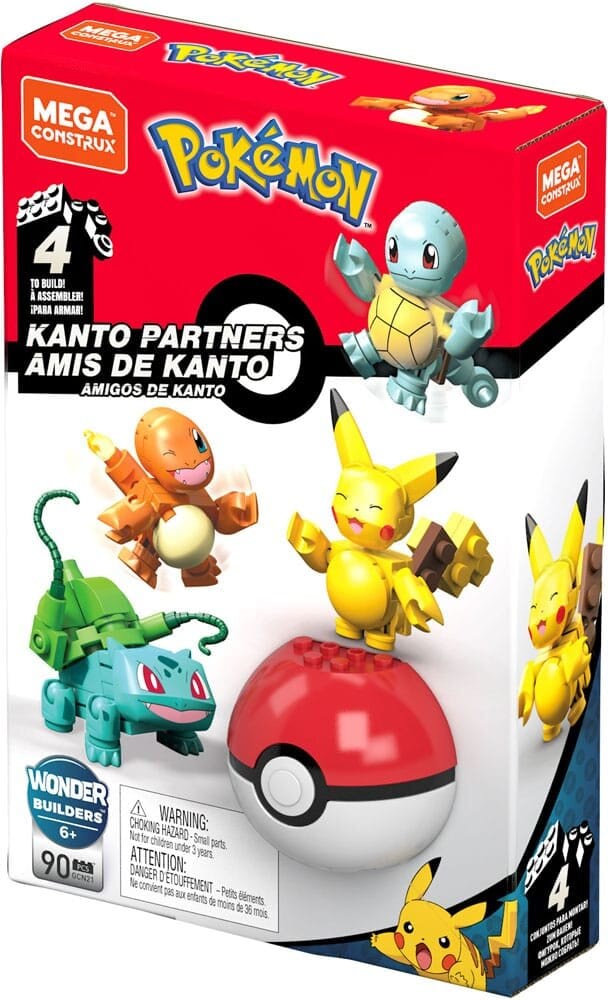 Pokémon - Mega Byggesett Kanto Partners