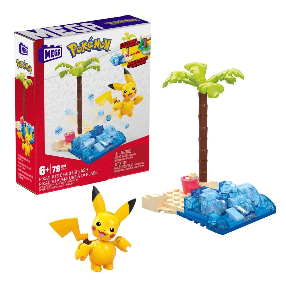 Pokémon - Mega Byggessett Pikachu's Beach Splash