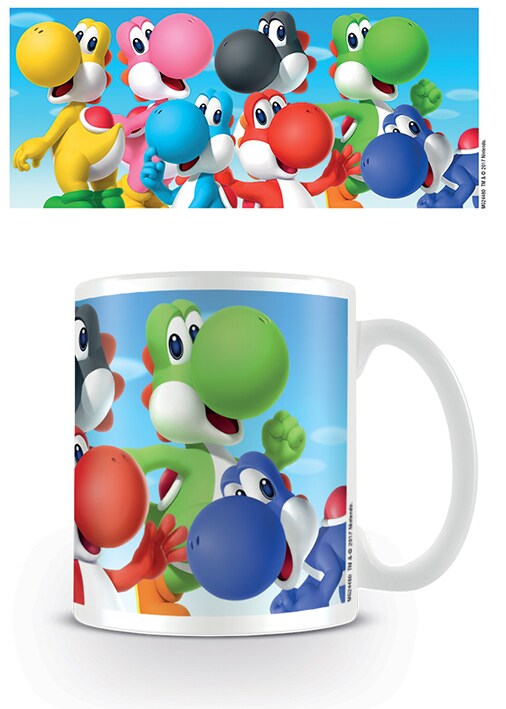 Super Mario, Porselenskrus Colorful Yoshi's