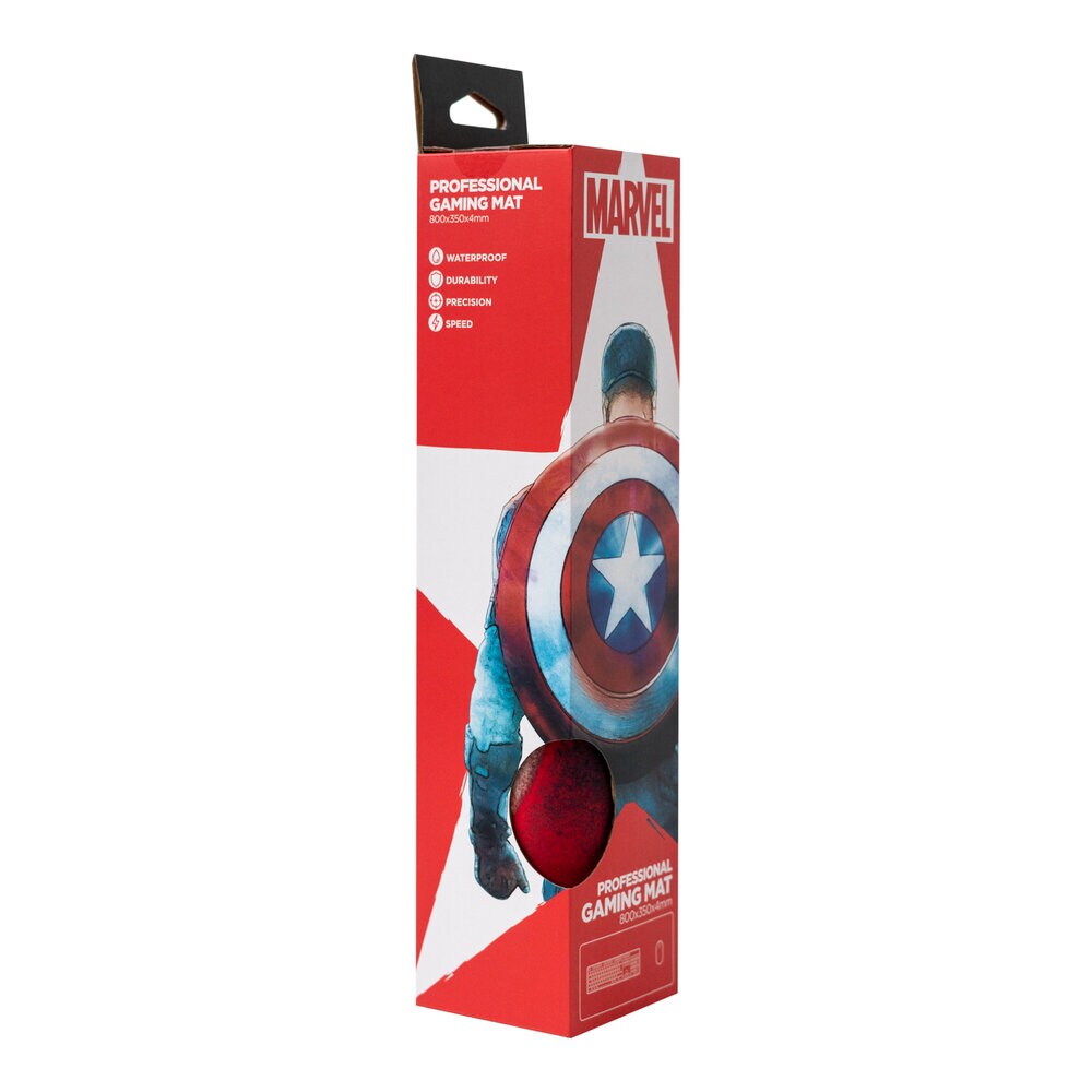 Marvel Avengers - Skrivebordsmatte Captain America 35 x 80 cm