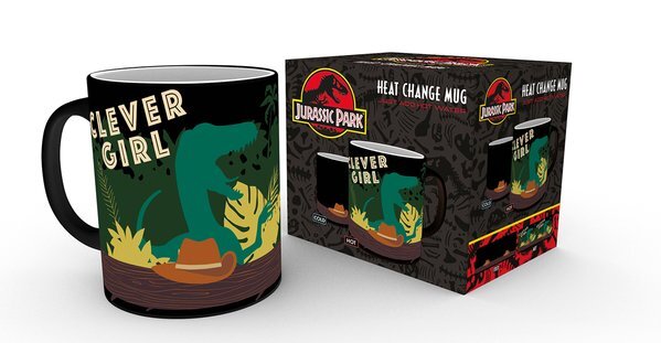 Jurassic Park - Clever Girl Heat Change Porselenskrus