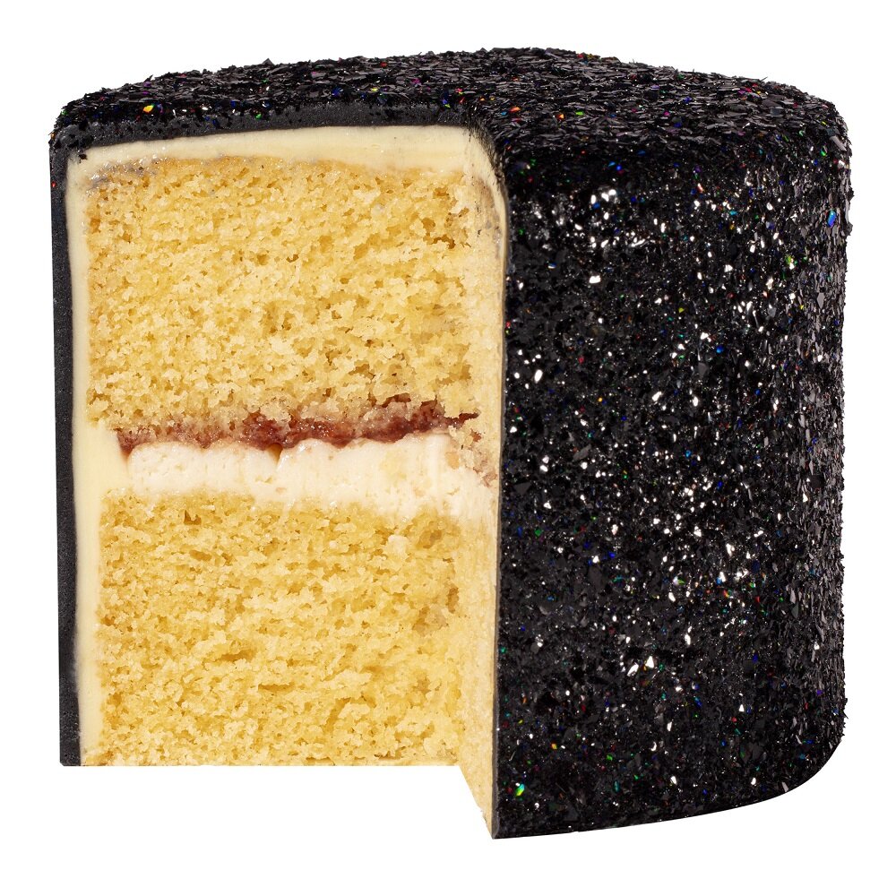 PME Spiselige Glitterflak, svart onyx