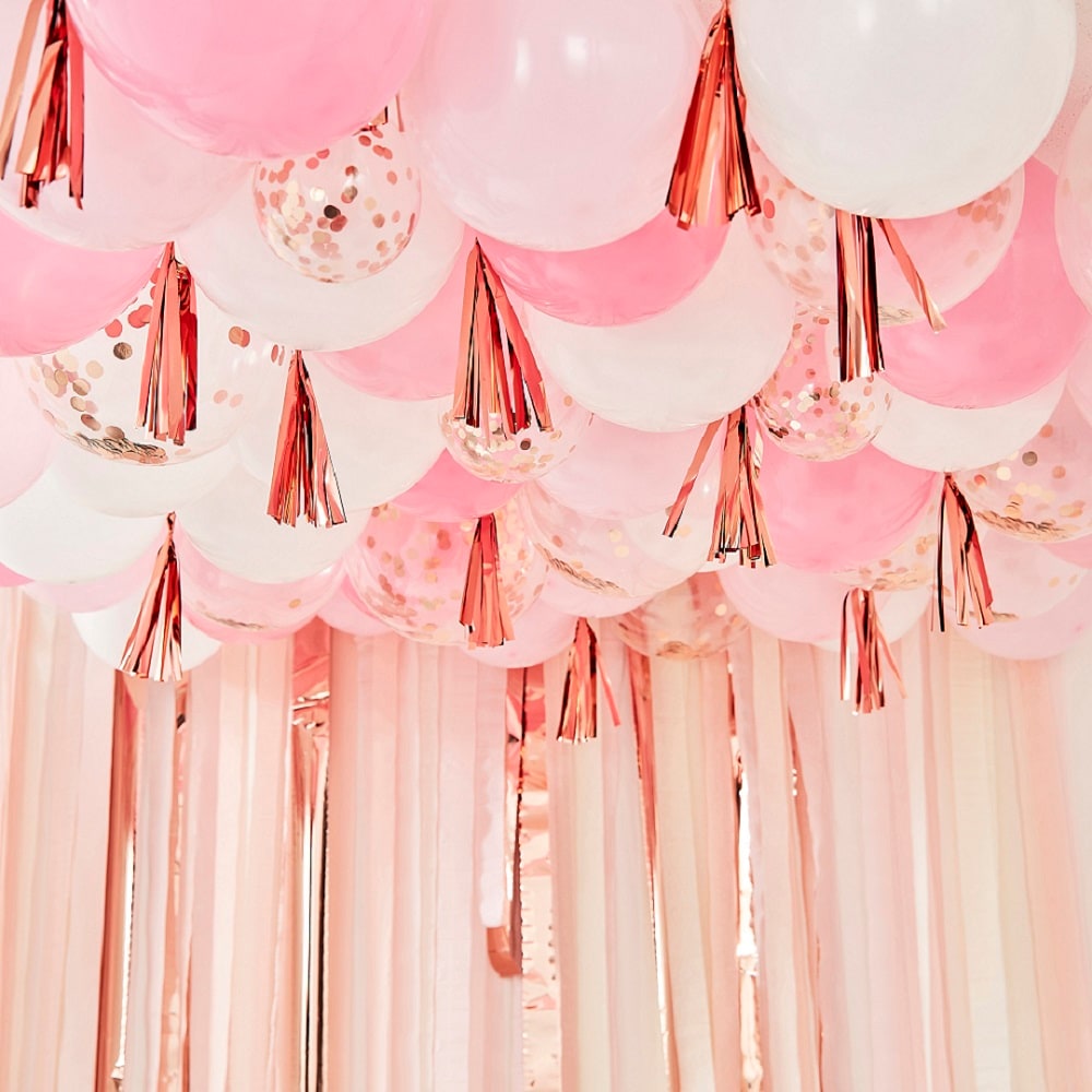 Takdekorasjon, Ballonger med Tassels