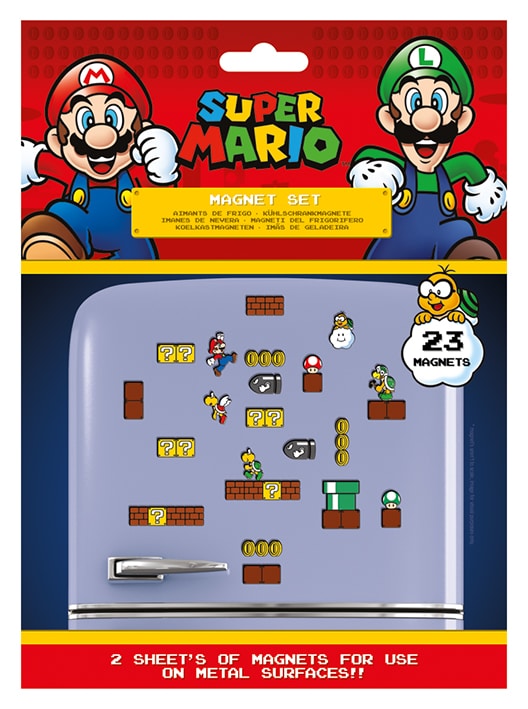 Super Mario, Kjøleskapmagneter Mushroom Kingdom