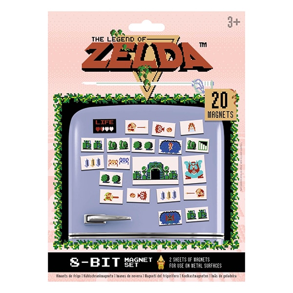 Zelda, Kjøleskapsmagneter 8-Bit