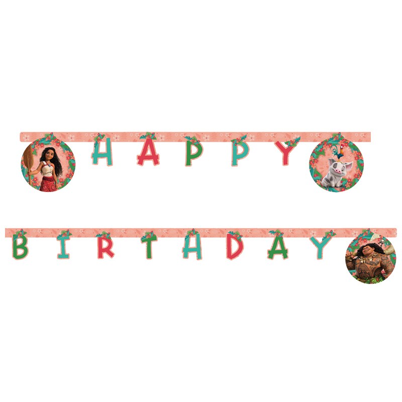 Vaiana 2 - Girlander Happy Birthday