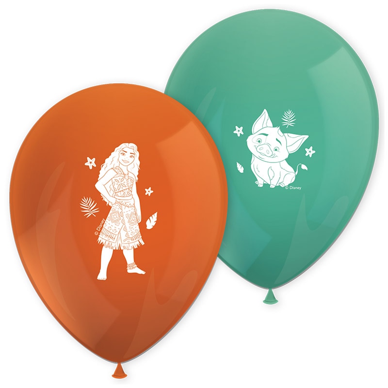 Vaiana 2 - Ballonger 8 stk.