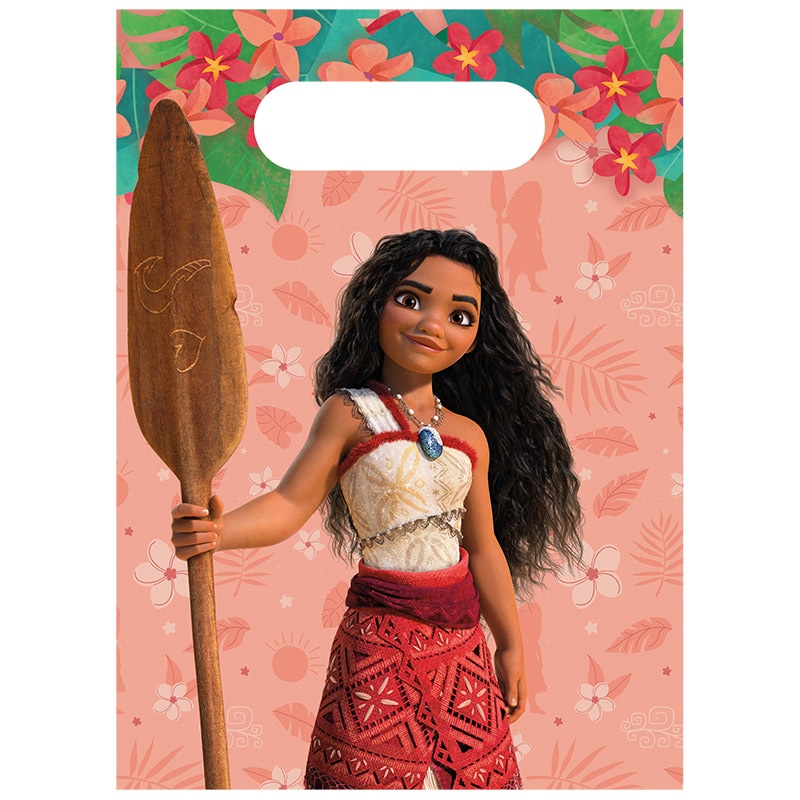 Vaiana 2 - Godteposer i papir 4 stk.