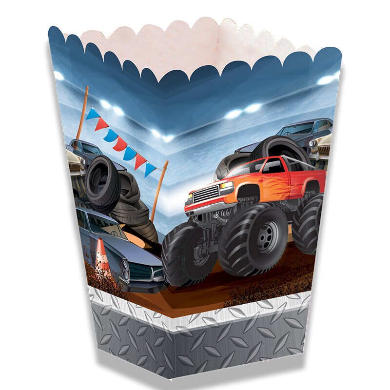 Monster Truck Popcornboks 12 x 5 cm
