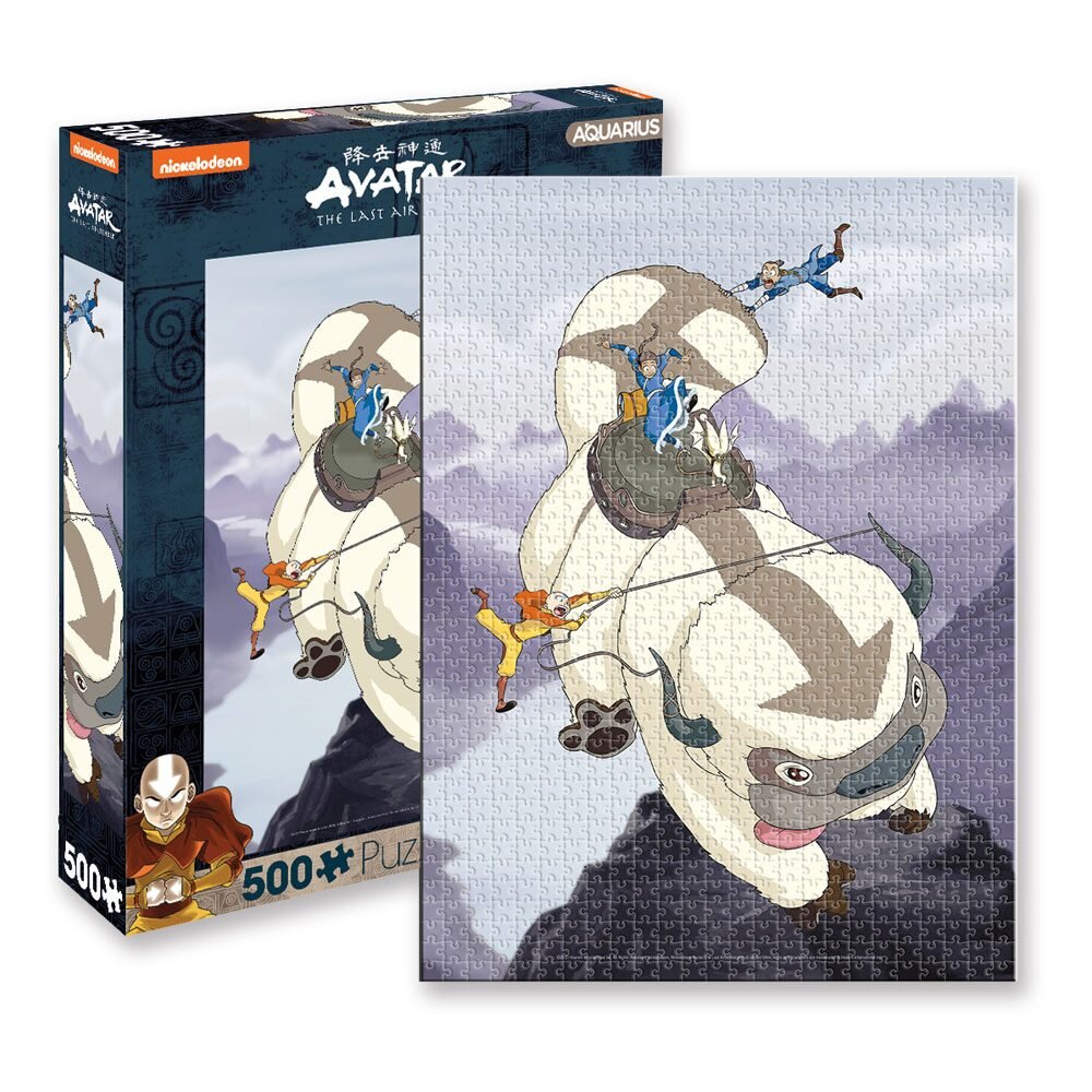 Avatar The Last Airbender - Puslespill Appa and Gang 500 brikker