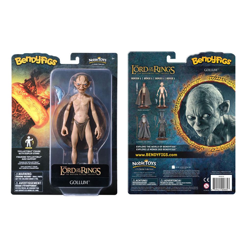 Ringenes Herre, Bendyfig Actionfigur Gollum 19 cm