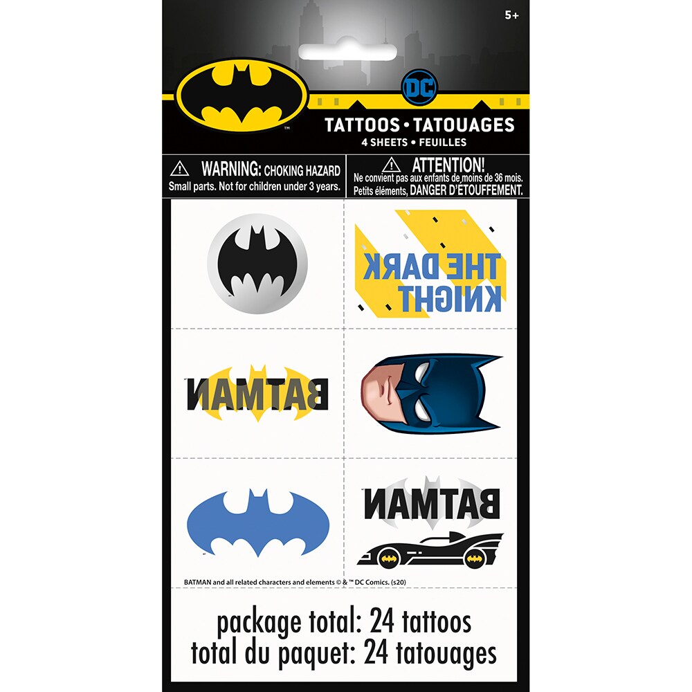 Batman - Tatoveringer 24 stk.