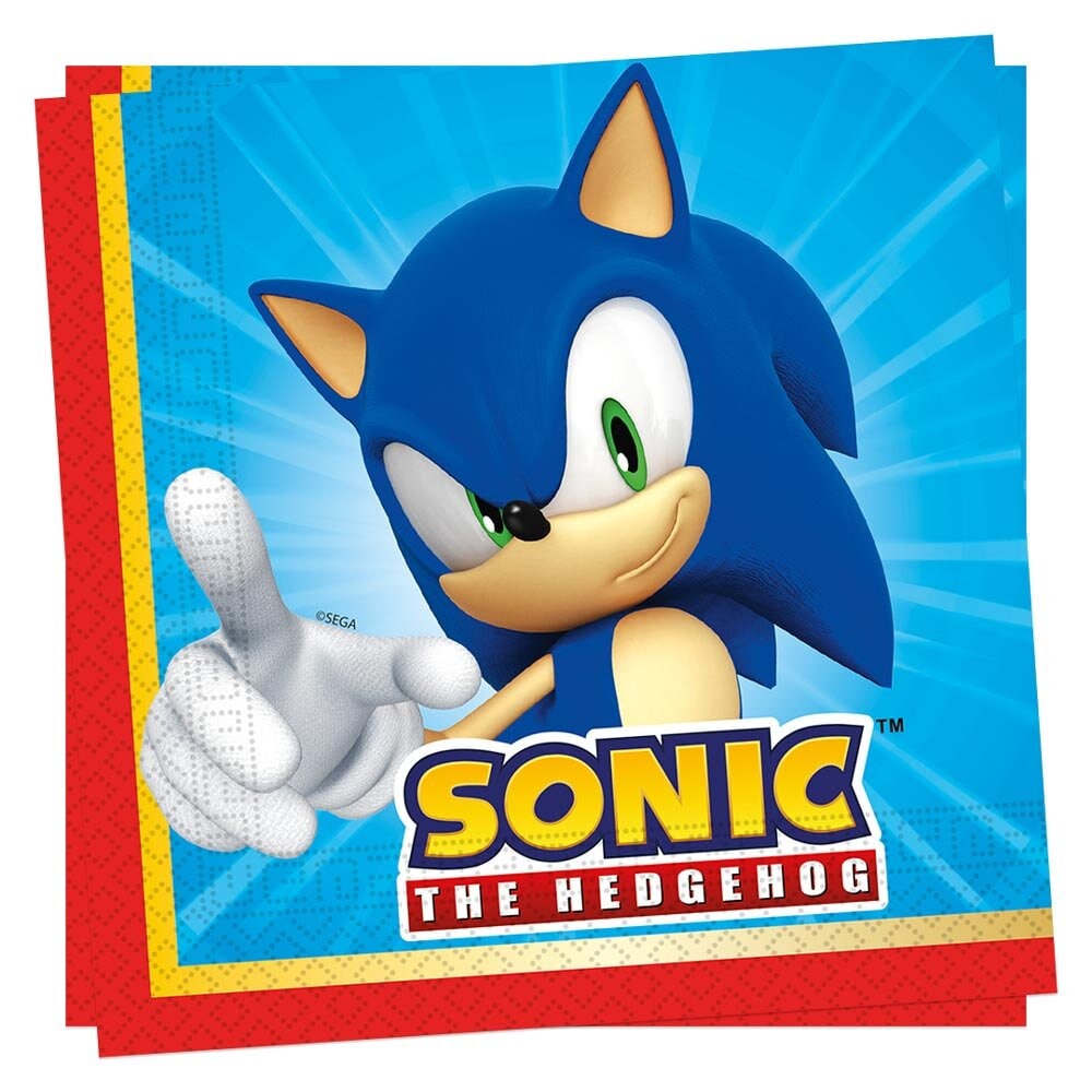 Sonic the Hedgehog - Servietter 20 stk.