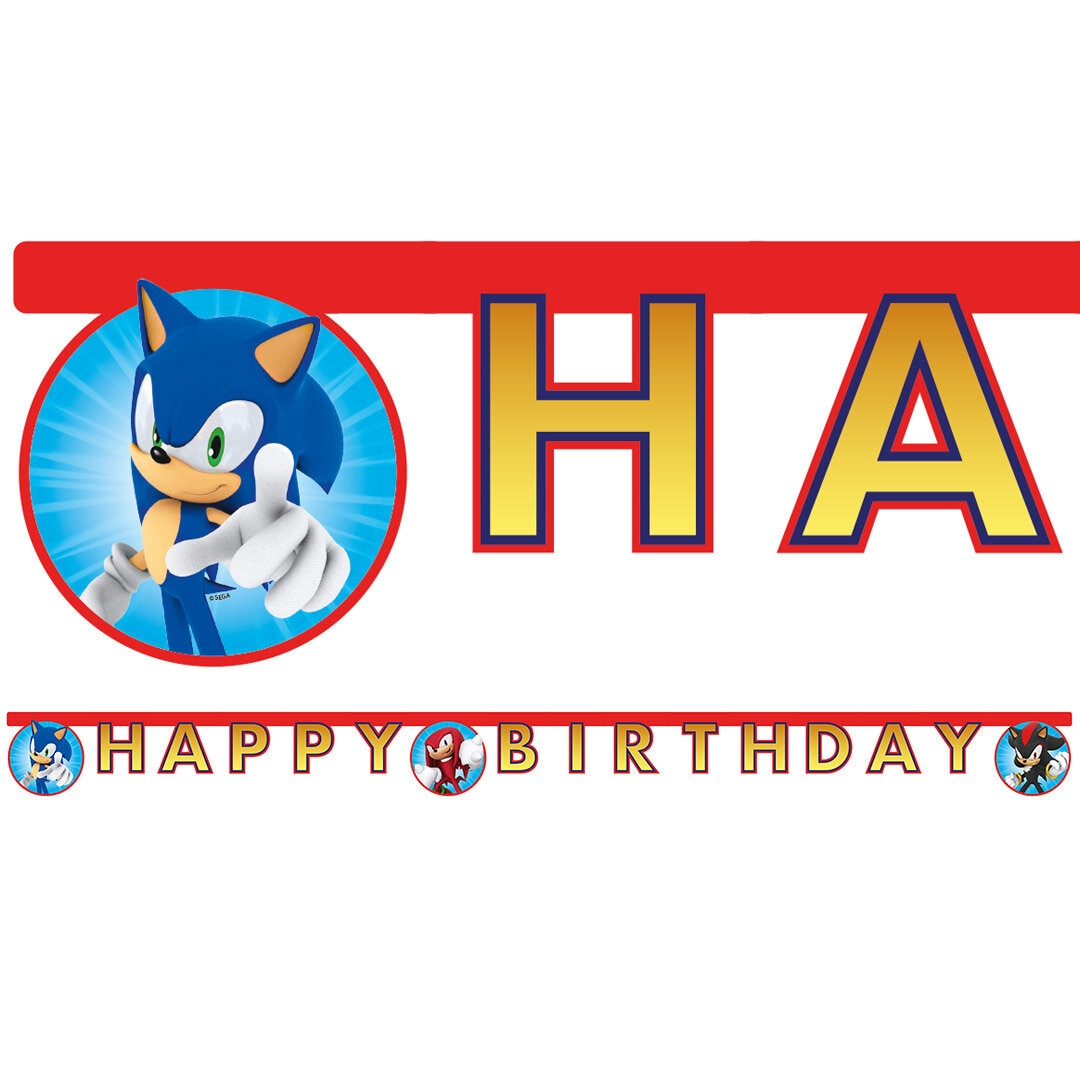 Sonic the Hedgehog - Girlander Happy Birthday