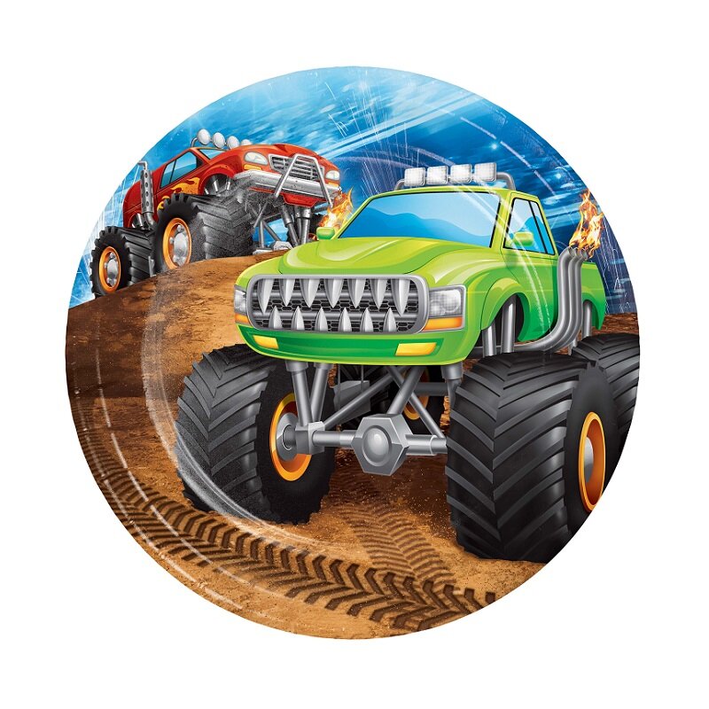 Monster Truck - Asjetter 8 stk.