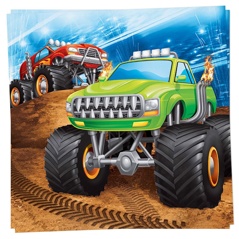 Monster Truck - Servietter 16 stk.