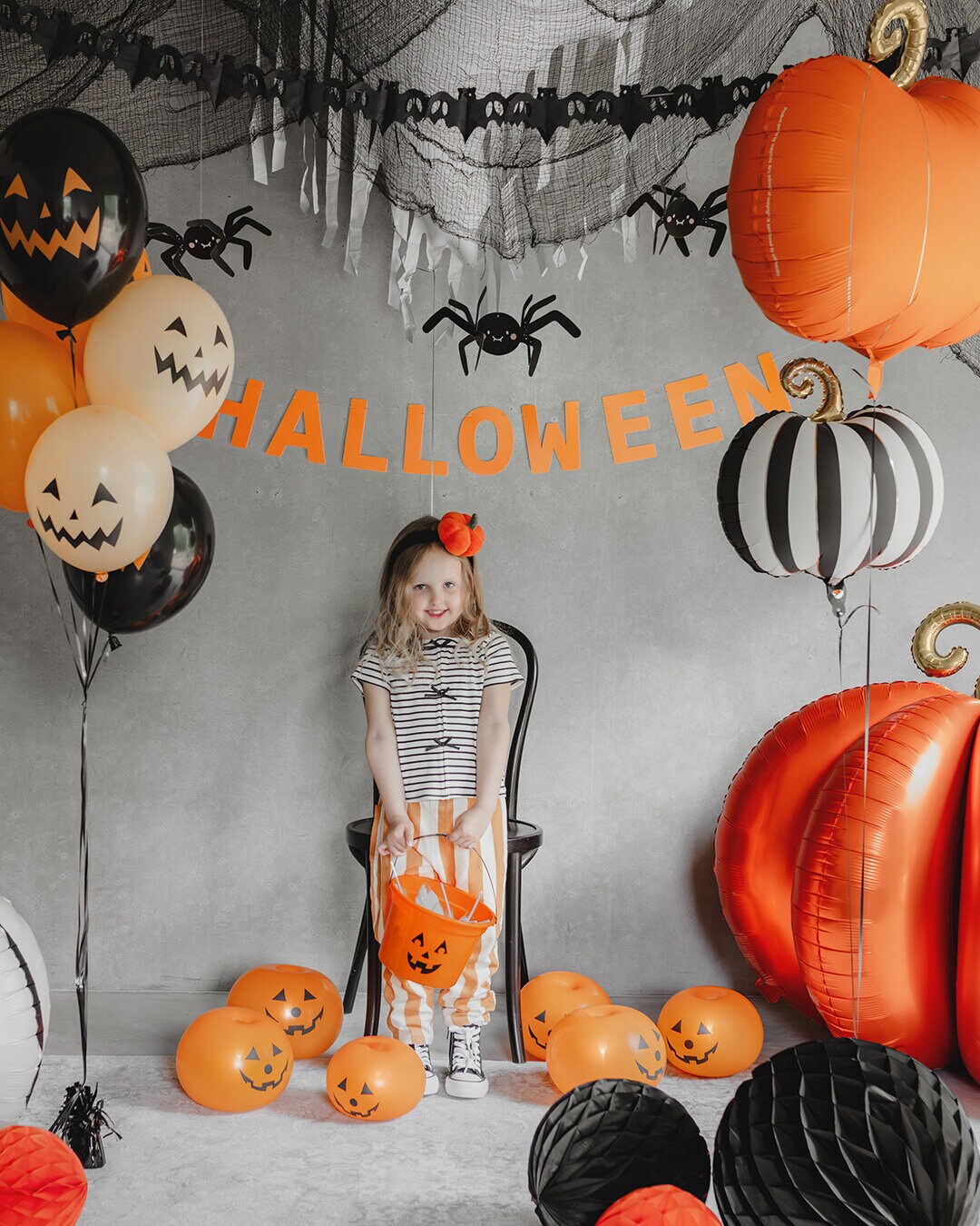 LED Ballonger Gresskar 5 stk.