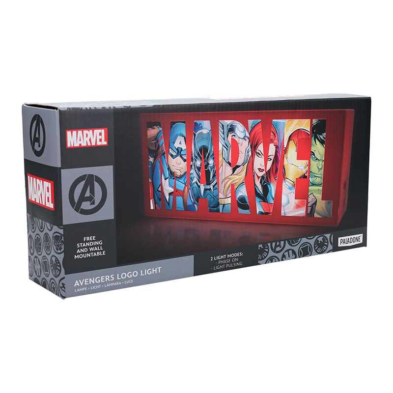 Marvel Avengers - Lampe med Logo