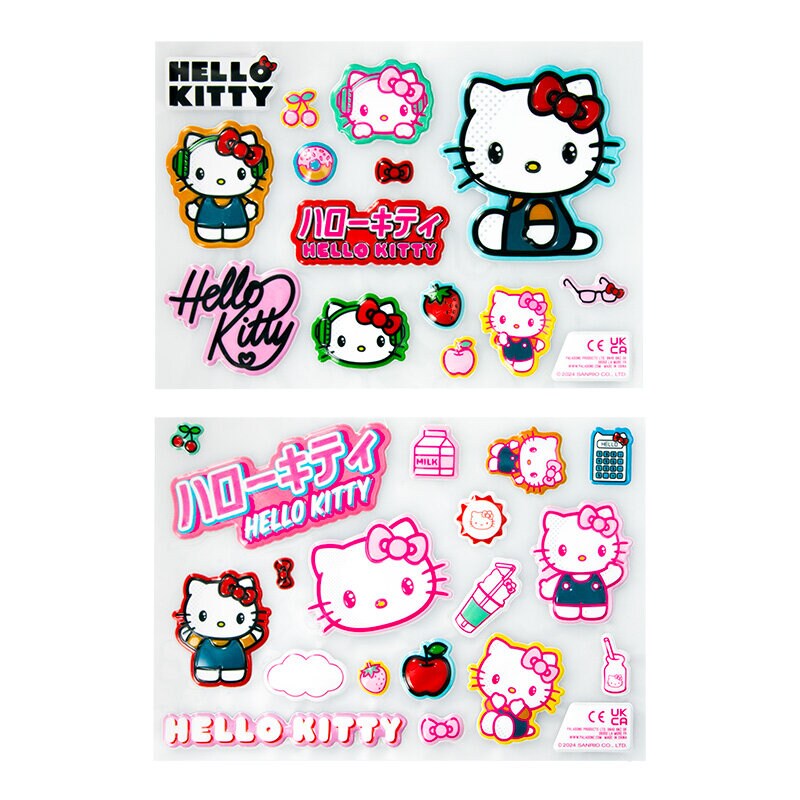 Hello Kitty - 3D Klistremerker 32 stk.