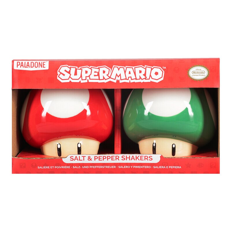 Super Mario Bros Salt- og Pepperbøsse 2-pk