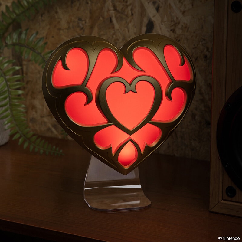 Zelda™ Lampe Heart Container 21 cm