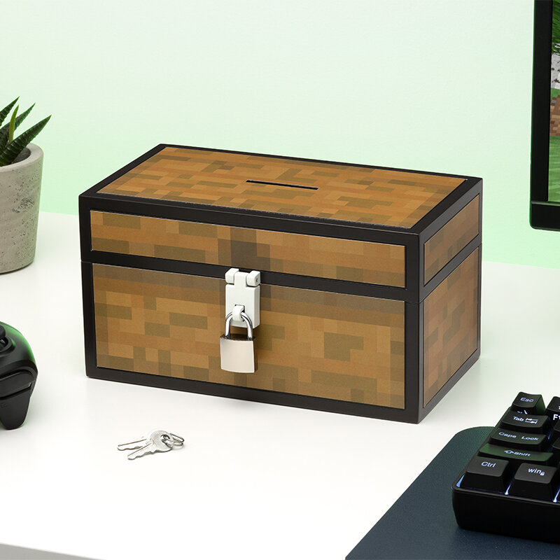 Minecraft Sparebøsse Kiste 3D