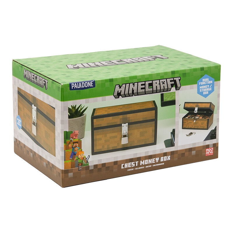 Minecraft Sparebøsse Kiste 3D