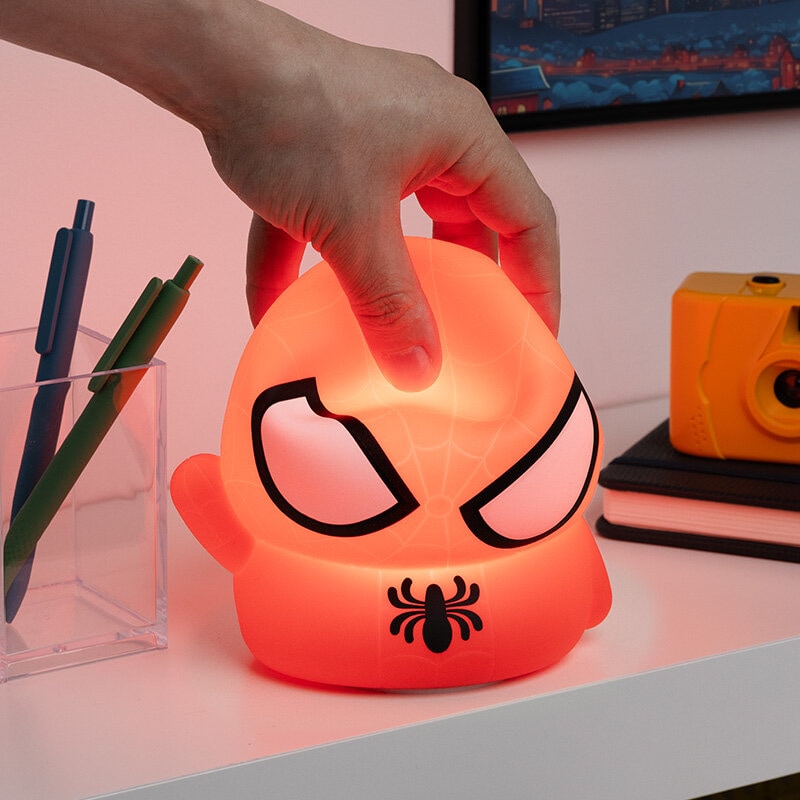 Spiderman Nattlampe 14 cm