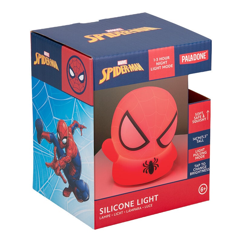Spiderman Nattlampe 14 cm