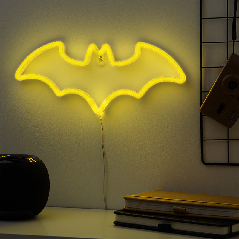Batman Neon LED Vegglampe