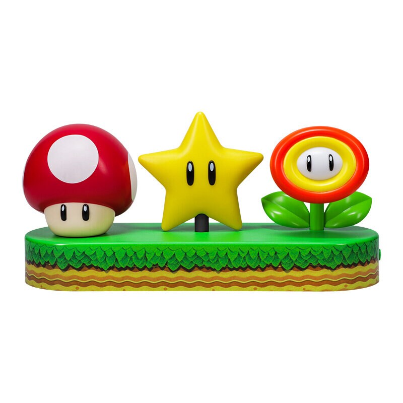 Super Mario™ lampe med ikoniske motiver, 30 cm