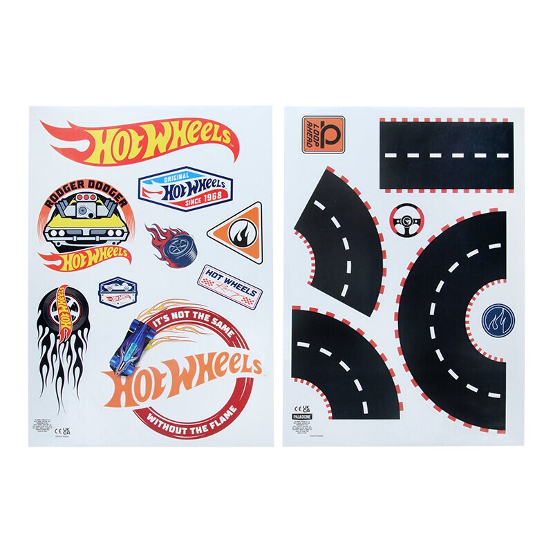 Hot Wheels Veggdekor 143 deler