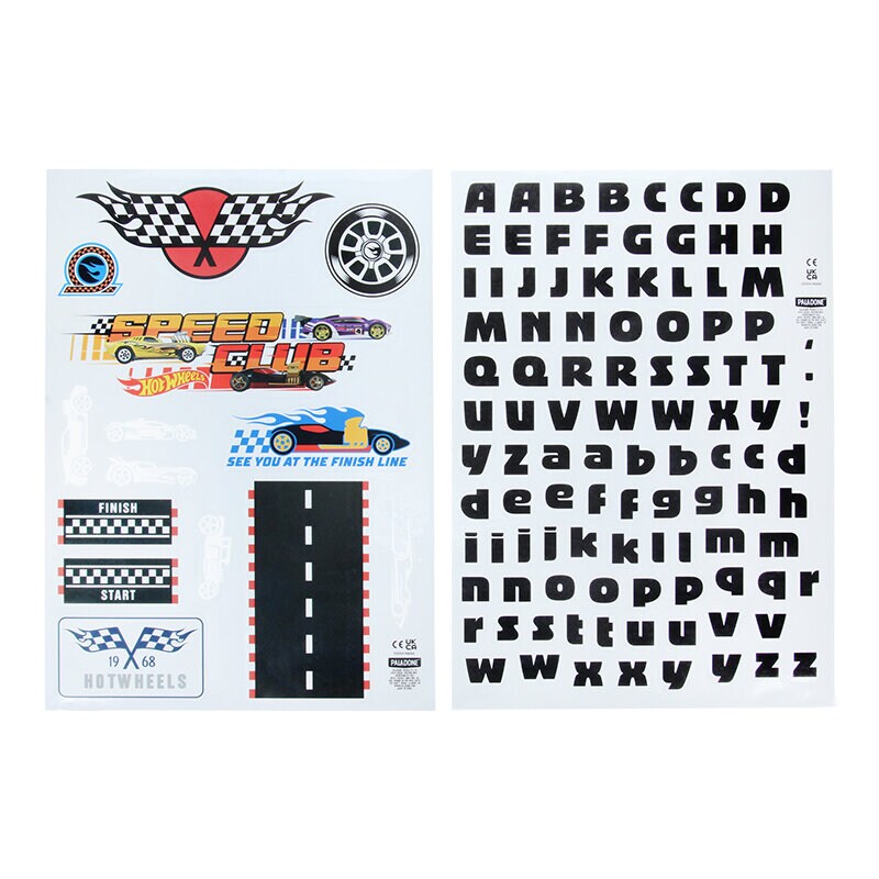 Hot Wheels Veggdekor 143 deler