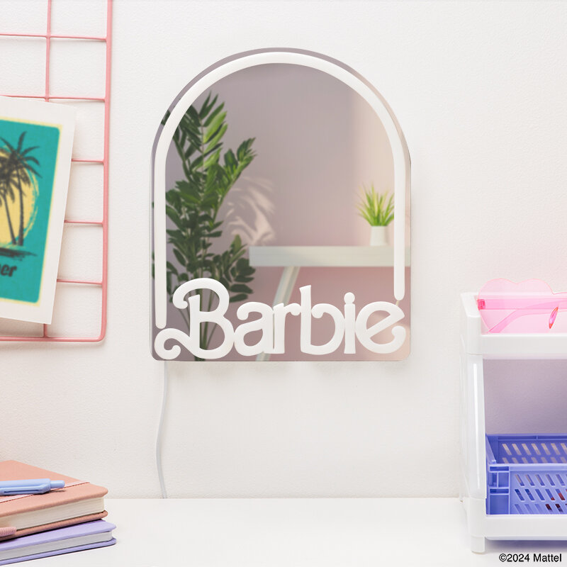 Barbie LED-Vegglampe med speil