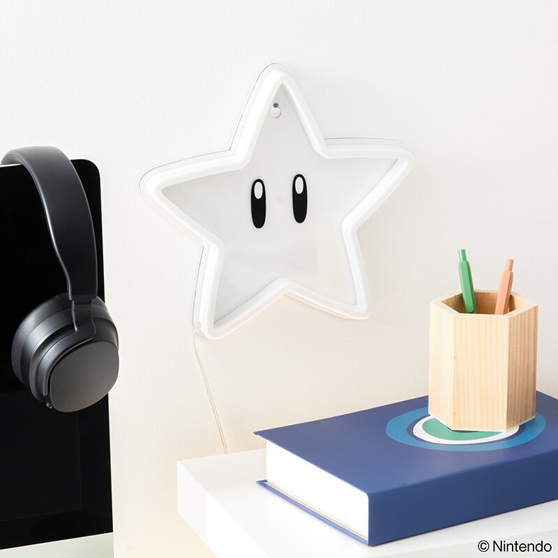 Super Mario LED-Vegglampe Superstar