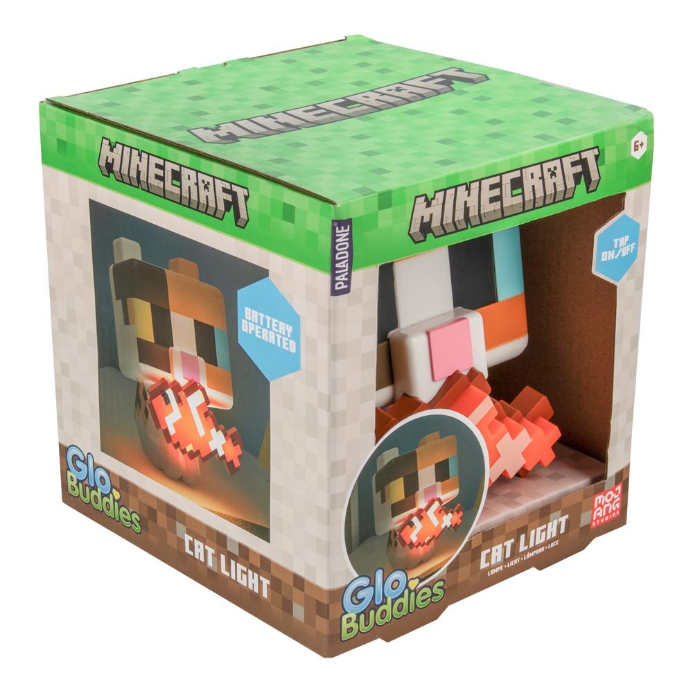 Minecraft Katt GloBuddies Lampe