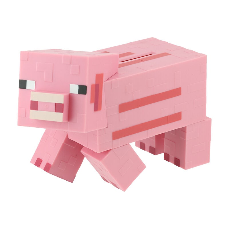 Minecraft - Sparegris Gris 3D 20 cm